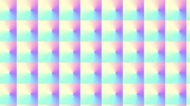 Fütüristik yüzeyi hareket ettiren. Soyut holografik renkler açık arka plan. Döngü görüntüleri.