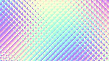 Fütüristik yüzeyi hareket ettiren. Soyut holografik renkler açık arka plan. Döngü görüntüleri.