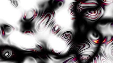 Hareketli rasgele psychedelic dalgalar. Video için soyut ekran koruyucu. Döngü görüntüleri.