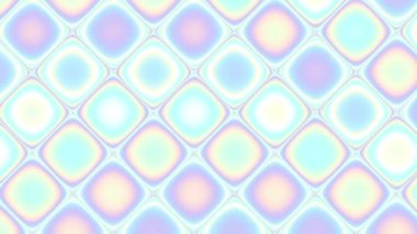 Fütüristik yüzeyi hareket ettiren. Soyut holografik renkler açık arka plan. Döngü görüntüleri.