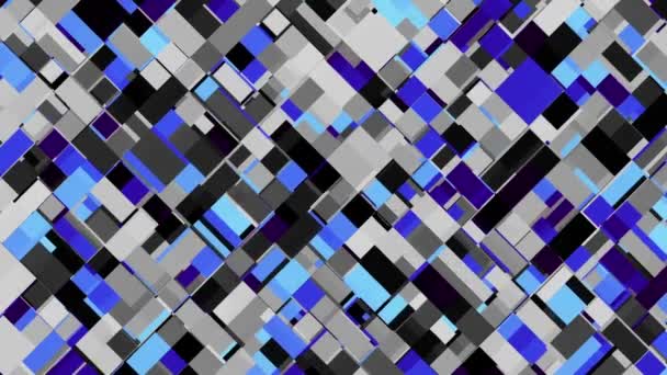 Movendo Transformando Formas Geométricas Abstratas Looping Footage — Vídeo de Stock