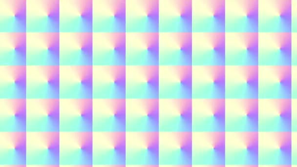 Przenoszenie Futurystycznej Powierzchni Abstrakcyjne Kolory Holograficzne Światło Tła Zapiterowanie Materiału — Wideo stockowe