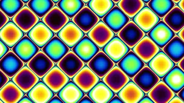 Moviendo Transformando Formas Geométricas Abstractas Grabaciones Bucle — Vídeos de Stock