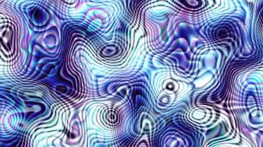 Hareketli rasgele psychedelic dalgalar. Video için soyut ekran koruyucu. Döngü görüntüleri.