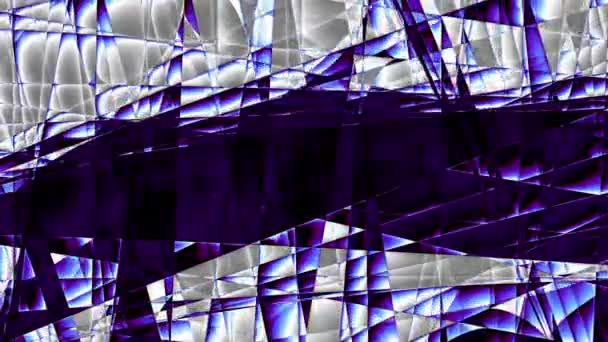Transformuje Abstraktní Futuristické Geometrické Pozadí Animovaná Smyčka — Stock video