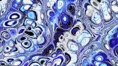 Hareketli rasgele psychedelic dalgalar. Video için soyut ekran koruyucu. Döngü görüntüleri.