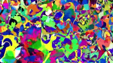 Hareketli rasgele psychedelic dalgalar. Video için soyut ekran koruyucu. Döngü görüntüleri.
