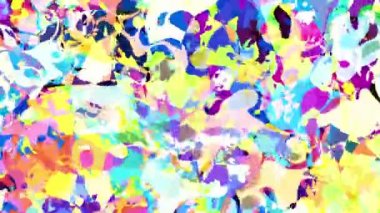 Hareketli rasgele psychedelic dalgalar. Video için soyut ekran koruyucu. Döngü görüntüleri.