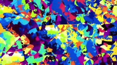 Hareketli rasgele psychedelic dalgalar. Video için soyut ekran koruyucu. Döngü görüntüleri.