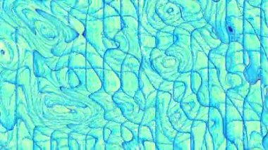 Rastgele dalgalı dokular. Psikedelik animasyon arka planı. Soyut kıvrımlı şekilleri dönüştür. Görüntü döngüsü.