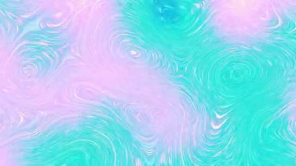 Bewegende Willekeurige Psychedelische Golven Abstracte Screensaver Voor Video Beelden Een — Stockvideo