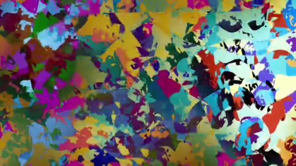 Transforming Abstract Futuristic Geometric Background Animated Looping Footage — Stock Video