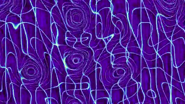 Bewegte Zufällig Gewellte Textur Psychedelisch Animierter Hintergrund Verwandeln Sie Abstrakte — Stockvideo