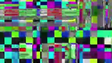 Objeler kodlayıcıyla soyut ve hızlı titreşen doku. Video parazit görüntülerini döngüye sokuyorum. Bir Datamoshing videosunun taklidi.