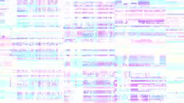 Abstraktní Rychlá Blikající Textura Kodekem Artefaktů Probíhá Záznam Rušení Videa — Stock video