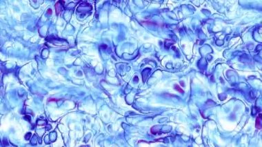 Rastgele dalgalı dokular. Psikedelik animasyon arka planı. Soyut kıvrımlı şekilleri dönüştür. Görüntü döngüsü.