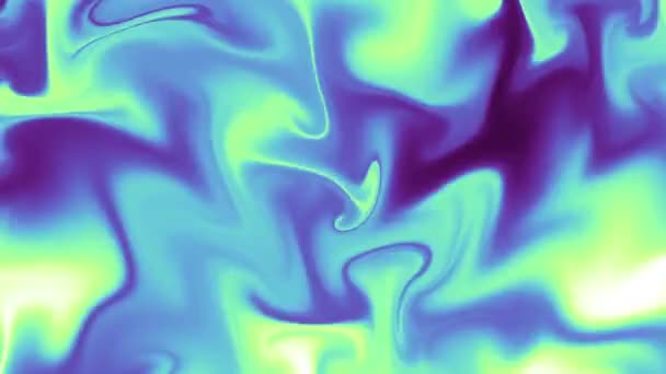 Texture ondulée aléatoire en mouvement. Fond animé psychédélique. Transformer des formes incurvées abstraites. Enregistrement en boucle.