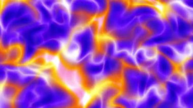 Rastgele dalgalı dokuyu hareket ettiriyorum. Psychedelic fütüristik arka plan. Soyut kavisli şekilleri dönüştürün. Döngü görüntüleri.