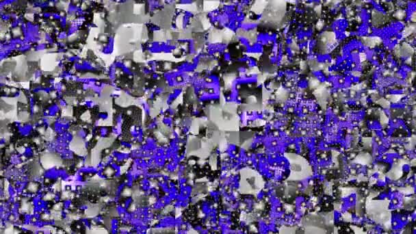 Переміщення Випадкової Хвилястої Текстури Психоделічний Футуристичний Фон Перетворити Абстрактні Вигнуті — стокове відео