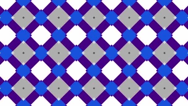 Des formes géométriques mouvantes et transfoemantes. Modèle d'ornement symétrique. Transformer le modèle. Enregistrement en boucle .
