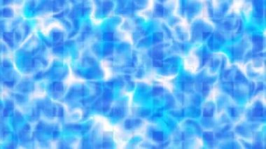 Rastgele dalgalı dokuyu hareket ettiriyorum. Psychedelic fütüristik arka plan. Soyut kavisli şekilleri dönüştürün. Döngü görüntüleri.