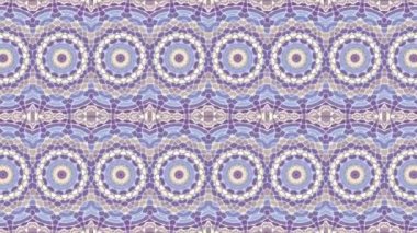 Simetrik mozaik kiremit dönüşüm süs. Art Nouveau tarzında soyut görüntüler. Döngü görüntüleri.