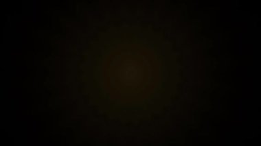 Dönen soyut sihirli daire. Ezoterik kozmik mandala. Döngü görüntüleri.