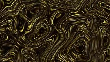 Rastgele dalgalı dokular. Psikedelik animasyon arka planı. Soyut kıvrımlı şekilleri dönüştür. Görüntü döngüsü.