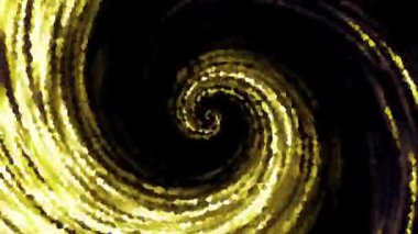 Devamlı dönen fütüristik spiral. Kusursuz döngü görüntüsü. Soyut sarmal.