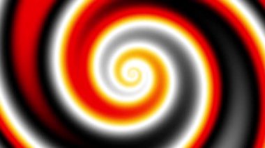 Devamlı dönen fütüristik spiral. Kusursuz döngü görüntüsü. Soyut sarmal.