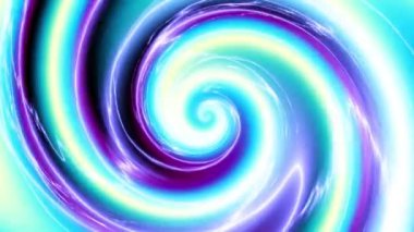 Devamlı dönen fütüristik spiral. Kusursuz döngü görüntüsü. Soyut sarmal.