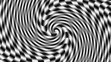 Devamlı dönen fütüristik spiral. Kusursuz döngü görüntüsü. Soyut sarmal.