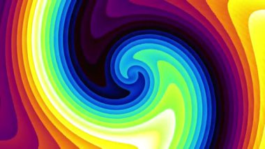 Devamlı dönen fütüristik spiral. Kusursuz döngü görüntüsü. Soyut sarmal.