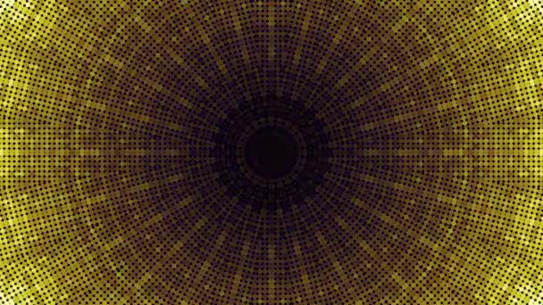 Вращающийся Абстрактный Магический Круг Эзотерическая Космическая Мандала Циклические Кадры — стоковое видео