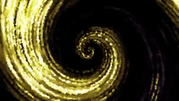 Berakhir Berputar Futuristik Spiral Rekaman Looping Mulus Helix Abstrak — Stok Video