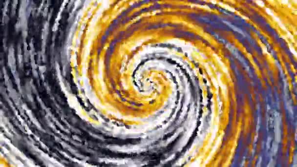 Spirale Futuristica Rotazione Infinita Filmati Loop Senza Soluzione Continuità Elica — Video Stock