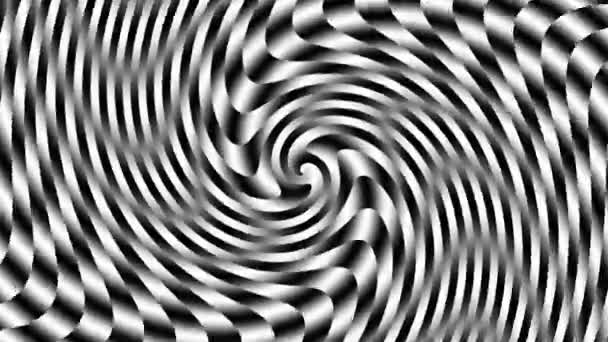 Нескінченне Обертання Футуристичного Спіралі Безшовні Циклічні Кадри Абстрактна Спіраль — стокове відео
