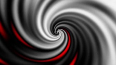 Devamlı dönen fütüristik spiral. Kusursuz döngü görüntüsü. Soyut sarmal.