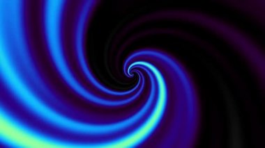 Devamlı dönen fütüristik spiral. Kusursuz döngü görüntüsü. Soyut sarmal.