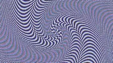 Devamlı dönen fütüristik spiral. Kusursuz döngü görüntüsü. Soyut sarmal.