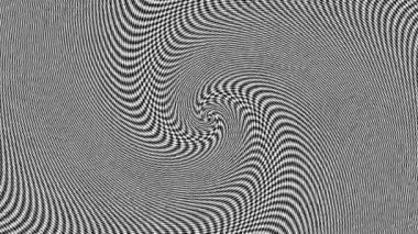 Devamlı dönen fütüristik spiral. Kusursuz döngü görüntüsü. Soyut sarmal.