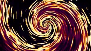 Devamlı dönen fütüristik spiral. Kusursuz döngü görüntüsü. Soyut sarmal.