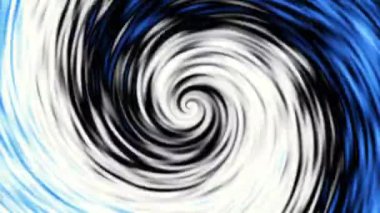 Devamlı dönen fütüristik spiral. Kusursuz döngü görüntüsü. Soyut sarmal.