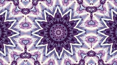 Art Nouvoe tarzında süs vintage mozaik sanat daire dönüştürme. Sorunsuz döngü görüntüleri.