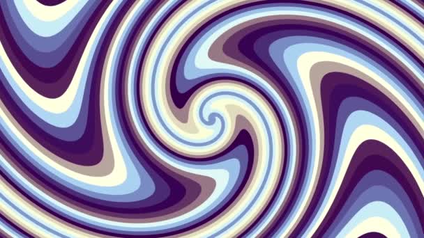 Spirale Futuristica Rotazione Infinita Filmati Loop Senza Soluzione Continuità Elica — Video Stock