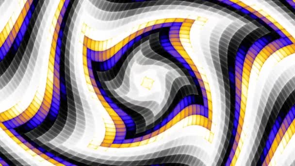 Spirale Futuristica Rotazione Infinita Filmati Loop Senza Soluzione Continuità Elica — Video Stock