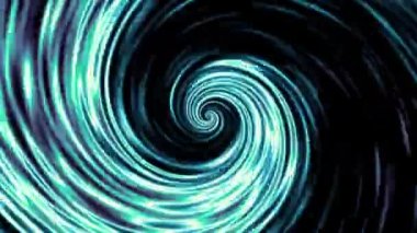 Devamlı dönen fütüristik spiral. Kusursuz döngü görüntüsü. Soyut sarmal.