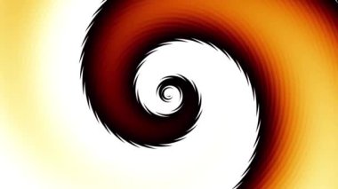 Devamlı dönen fütüristik spiral. Kusursuz döngü görüntüsü. Soyut sarmal.