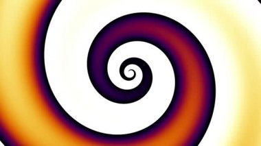 Devamlı dönen fütüristik spiral. Kusursuz döngü görüntüsü. Soyut sarmal.