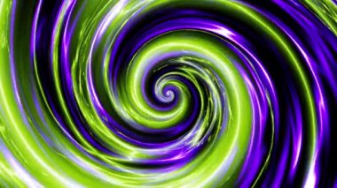 Devamlı dönen fütüristik spiral. Kusursuz döngü görüntüsü. Soyut sarmal.